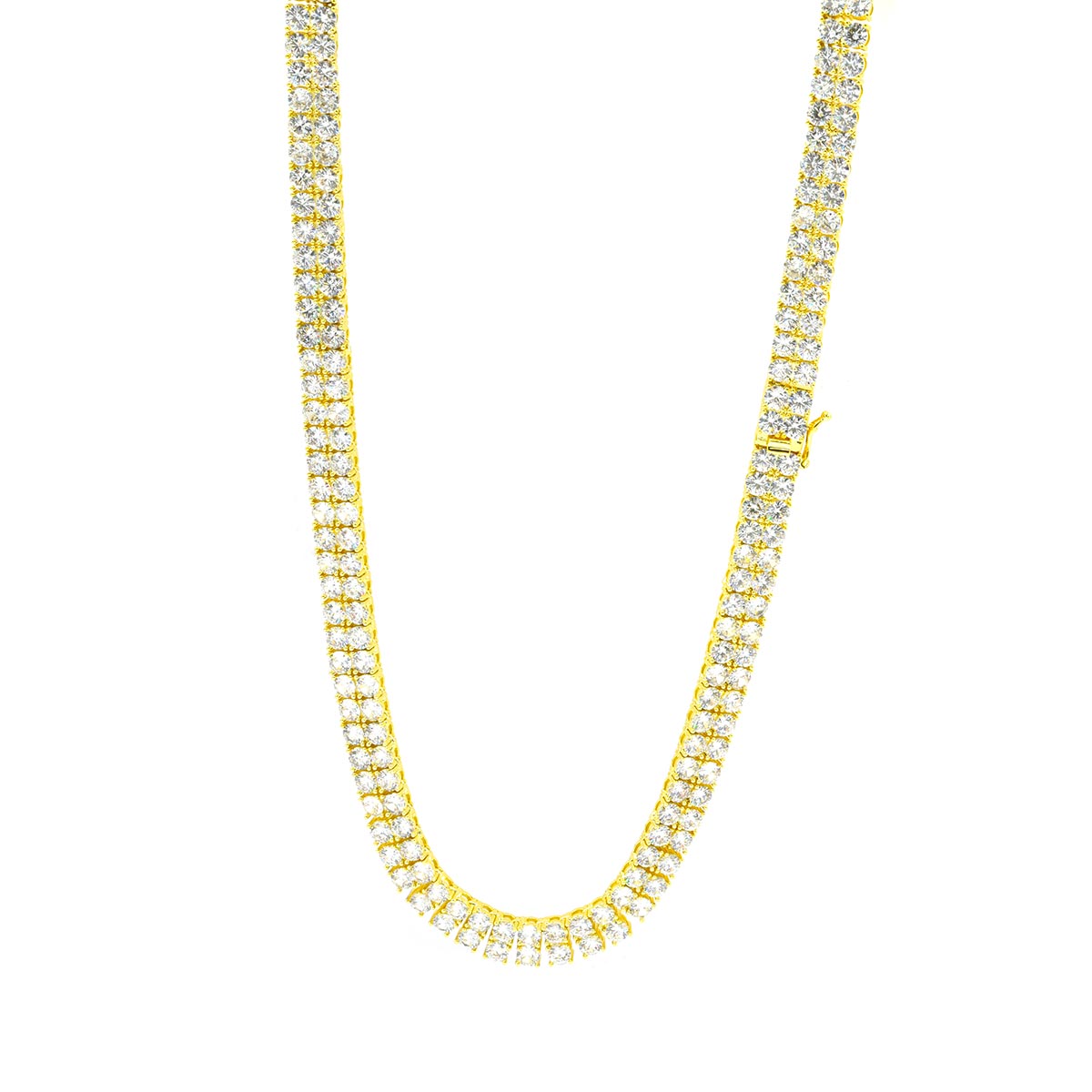 Brass 4mm Double Tennis Chain