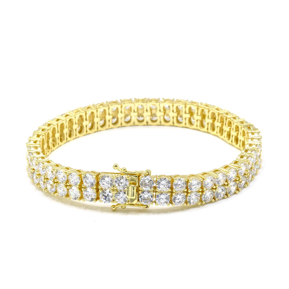 Brass 4mm Double Tennis Chain