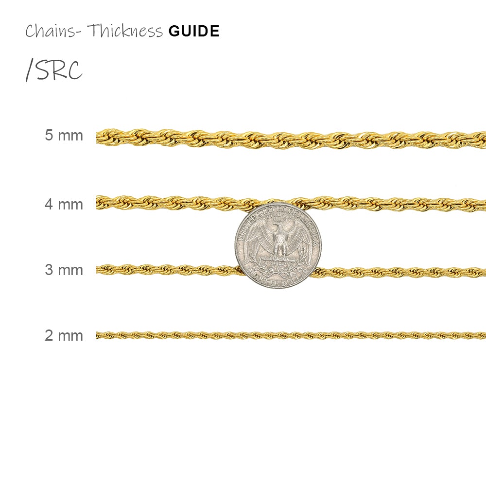 Stainless Steel Rope Chain 8mm