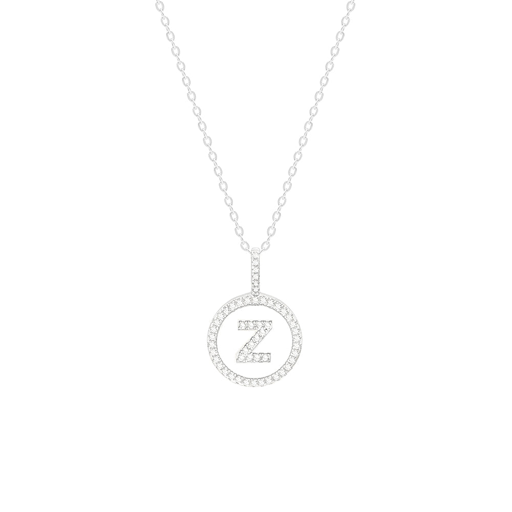 STNW-530* A to Z(steeling silver necklace)