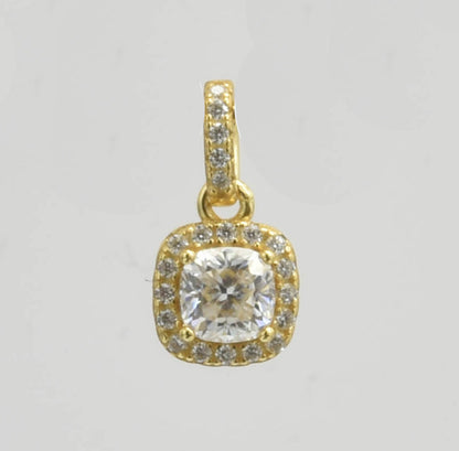 MPW-04 Moissanite Stone Pendant 5X5MM 0.6CT