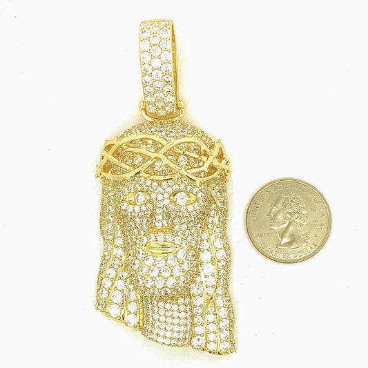 BRP-100 Brass Jesus Christ Pendant