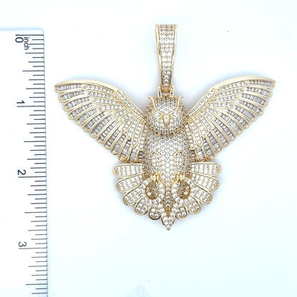BRP-116 (BRASS OWL PENDANT)