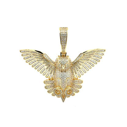 BRP-116 (BRASS OWL PENDANT)