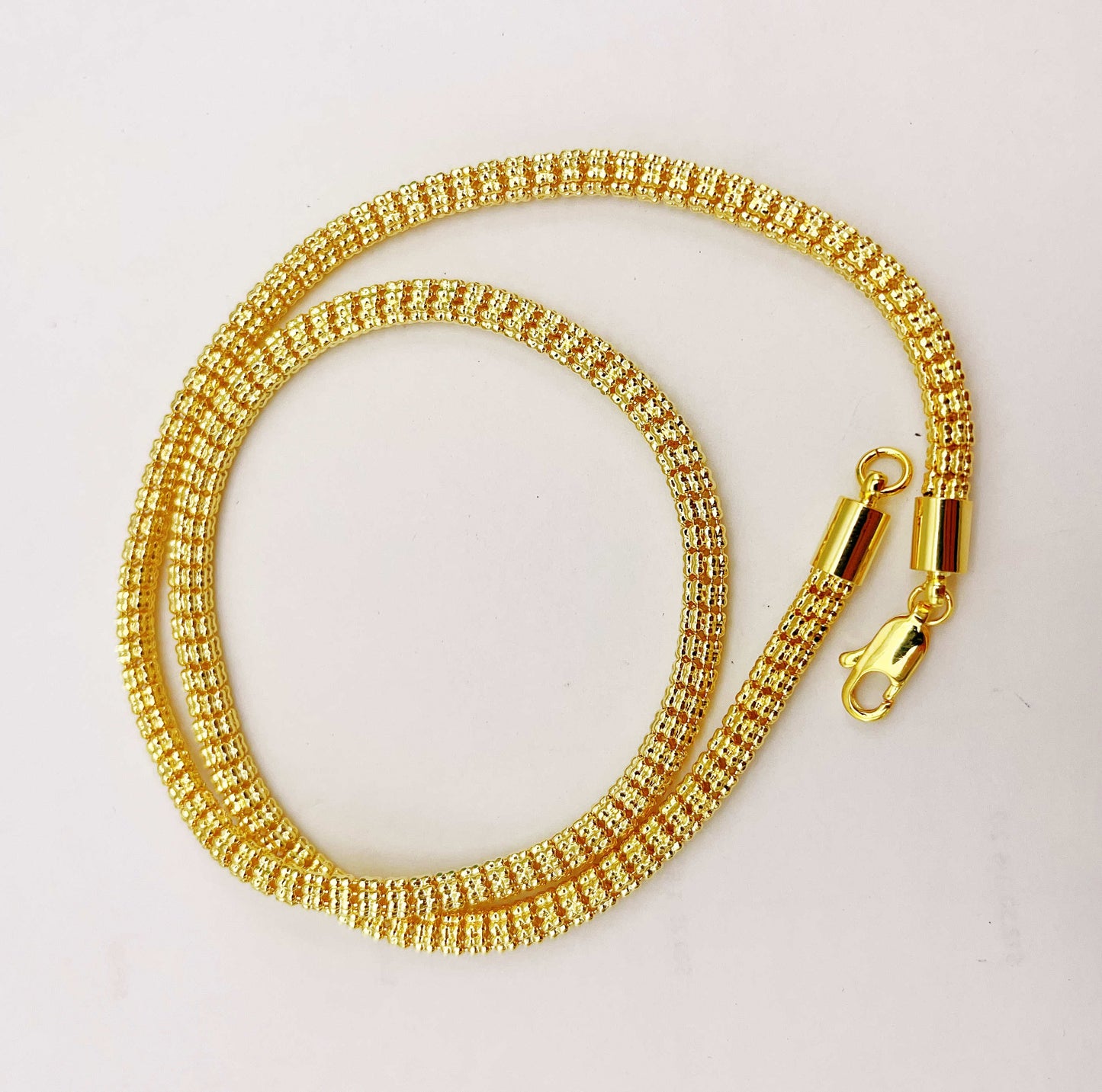 BRIC-36 (Brass: 4mm Ice Chain 16" 18" 20" 22")