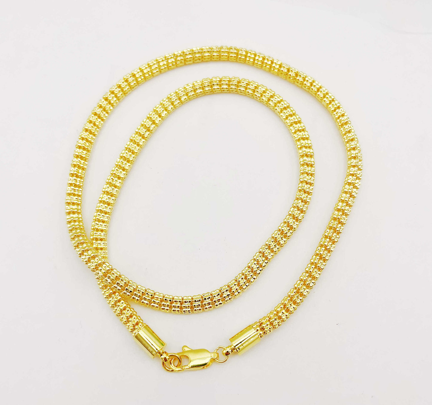 BRIC-37 (Brass 5mm Ice Chain 16" 18" 20" 22")