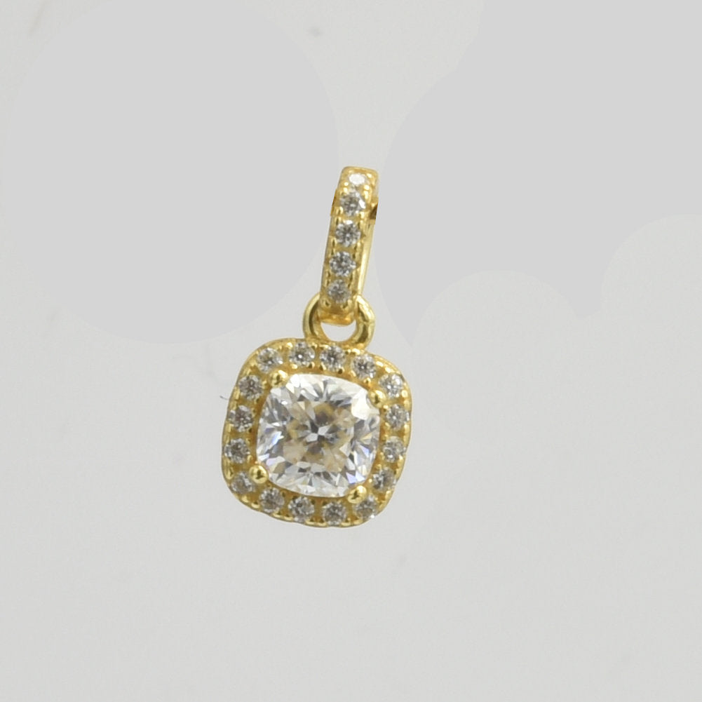 MPW-04 Moissanite Stone Pendant 5X5MM 0.6CT