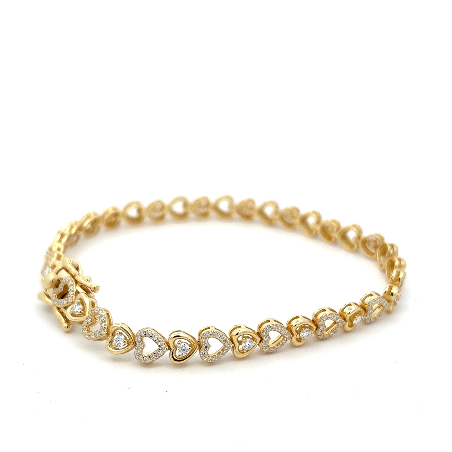 MB-11 (Moissanite Silver Bracelet)