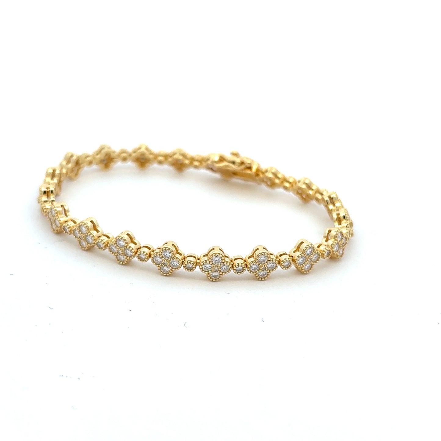 MB-28 (Moissanite Silver Bracelet)