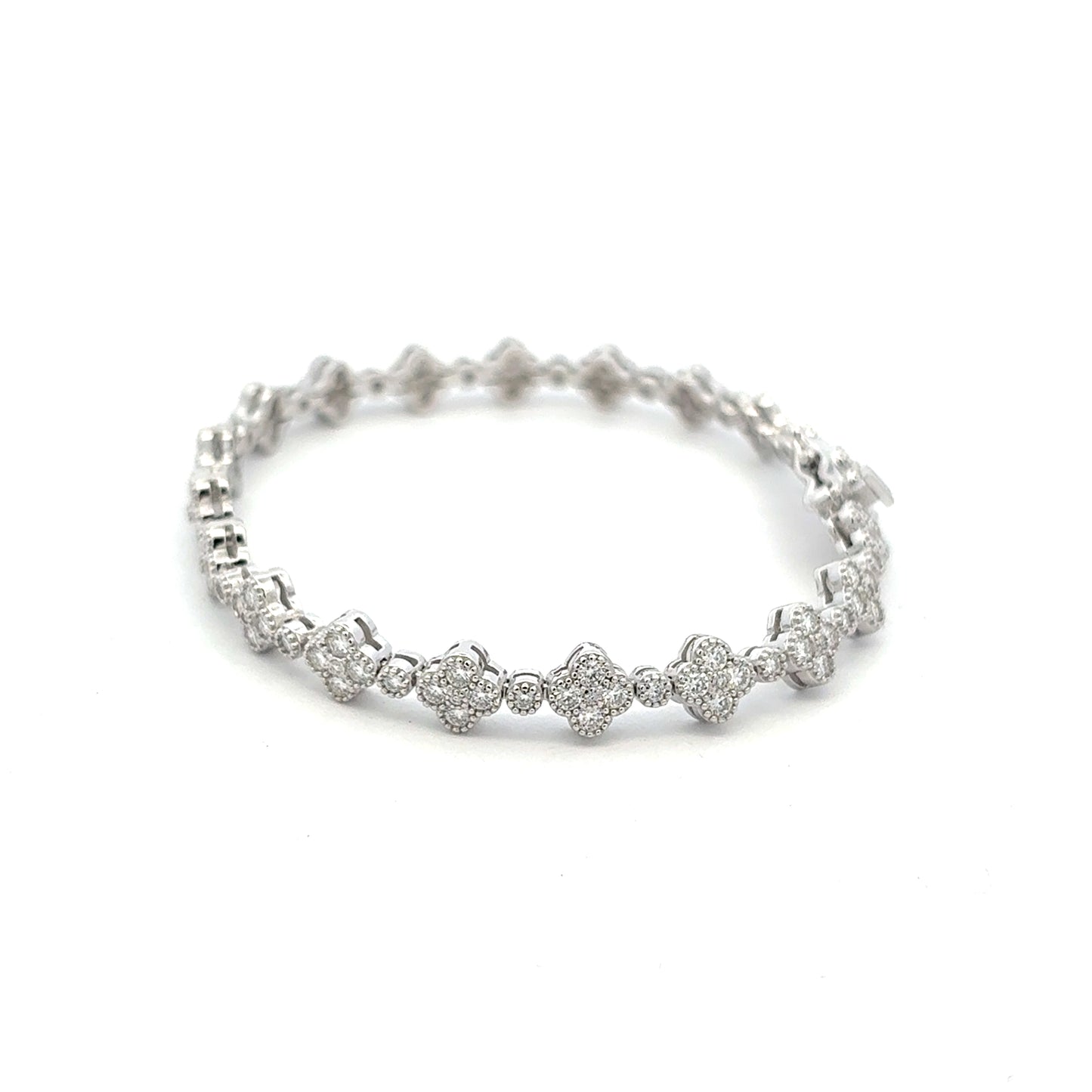 MB-28 (Moissanite Silver Bracelet)
