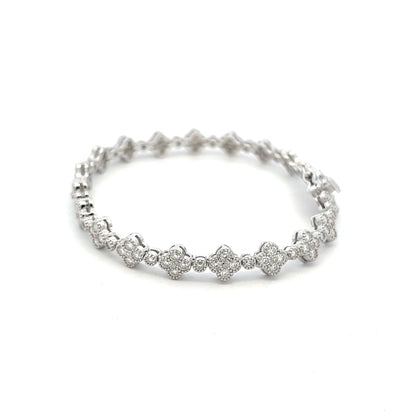 MB-28 (Moissanite Silver Bracelet)