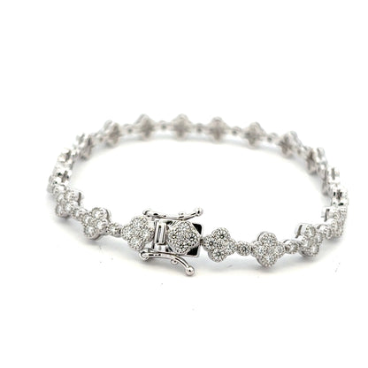 MB-28 (Moissanite Silver Bracelet)