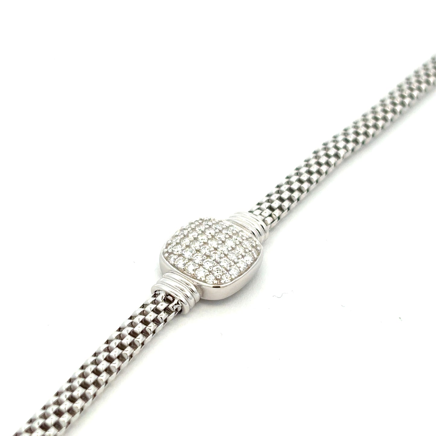 MB-34 (Moissanite Silver Bracelet)