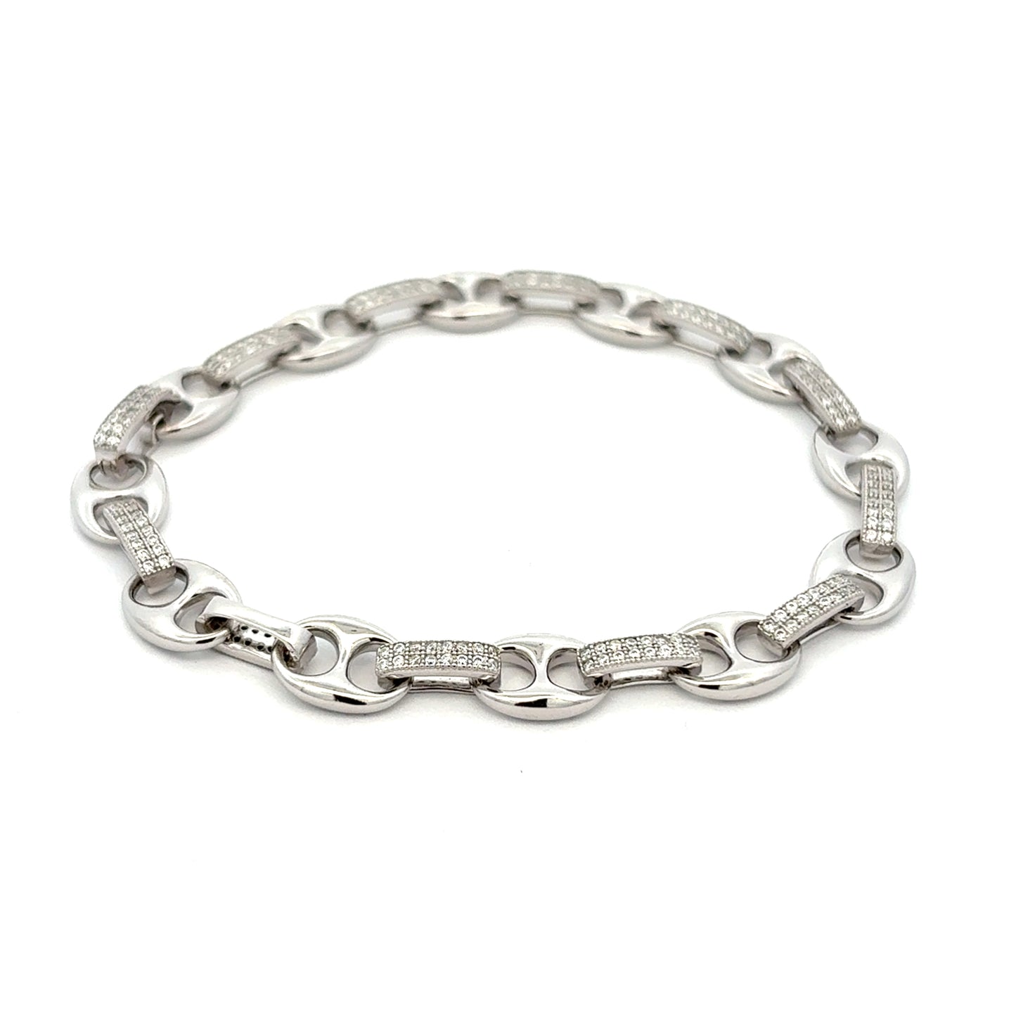 MPM-16 (Colgante de piedra cruzada de plata con moissanita)