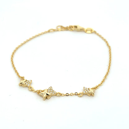 MB-43 * (Moissanite Silver Bracelet 7.5 inch)