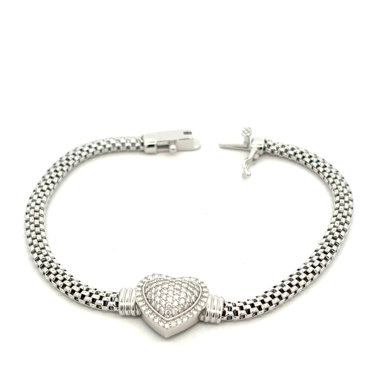 MPM-16 (Colgante de piedra cruzada de plata con moissanita)