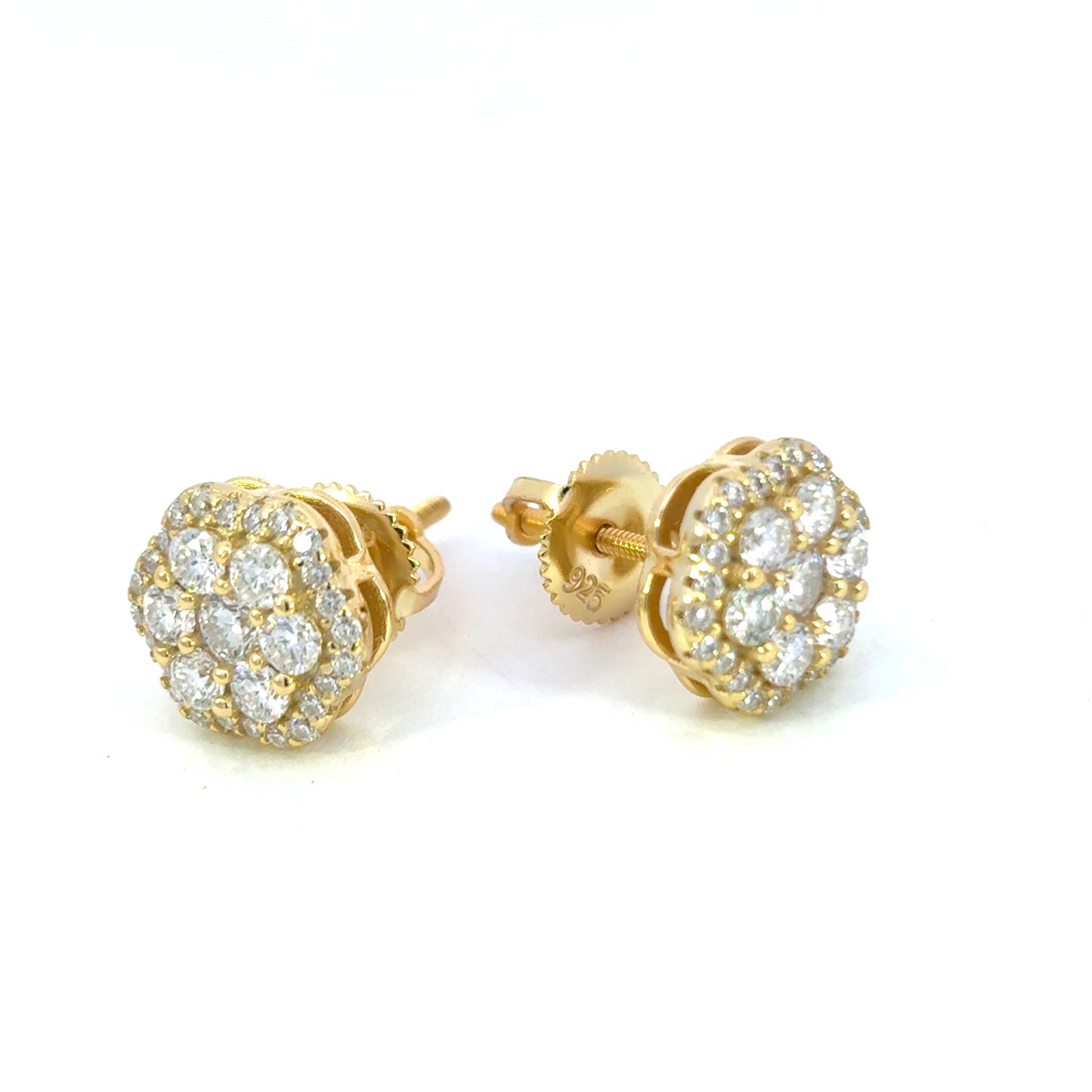 MEM-35 A (Moissanite Stone Earring)