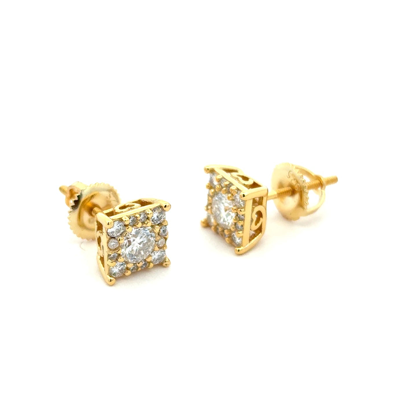 MEM-36 A (Moissanite Stone Earring)
