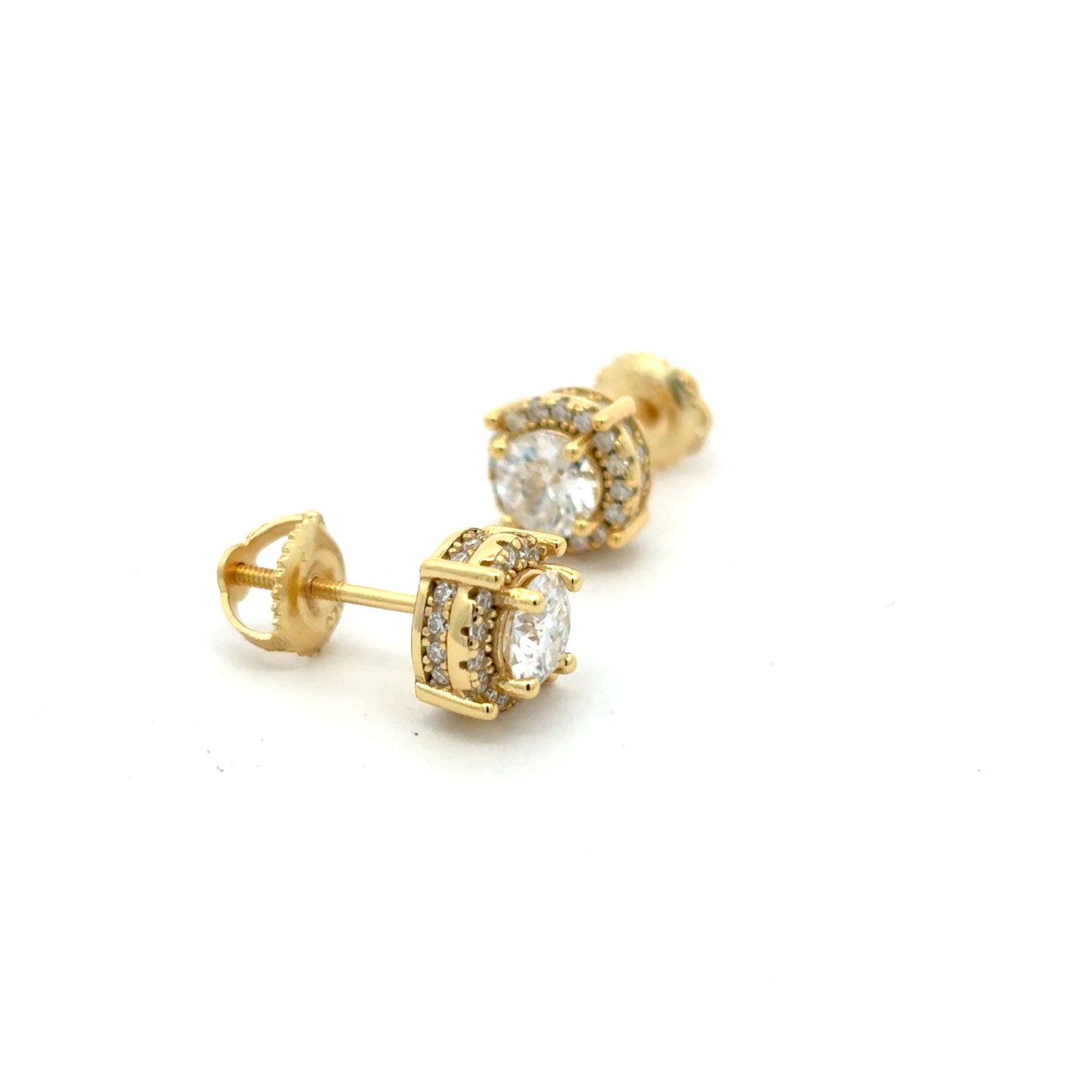 MEM-41A (Moissanite Stone Earring)