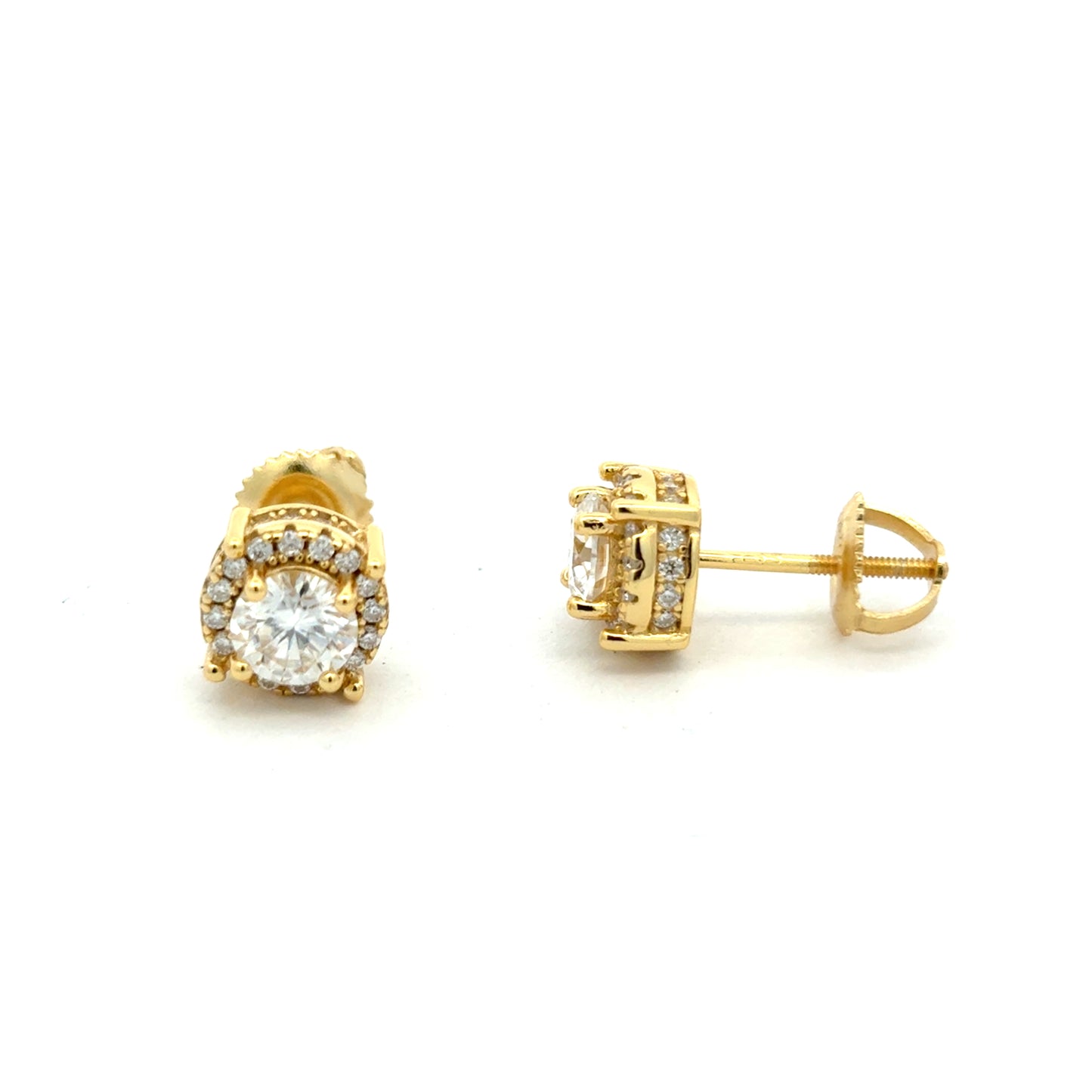 MEM-41A (Moissanite Stone Earring)