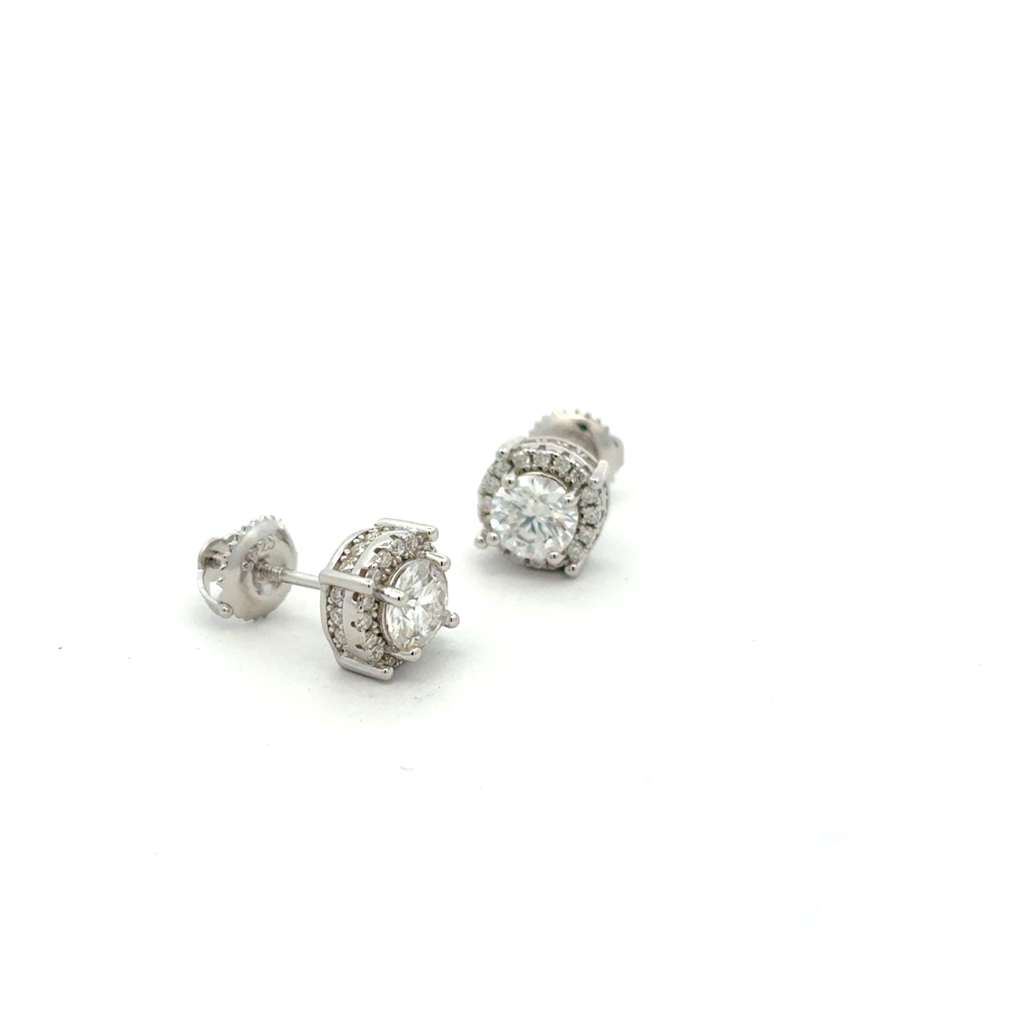 MEM-41A (Moissanite Stone Earring)