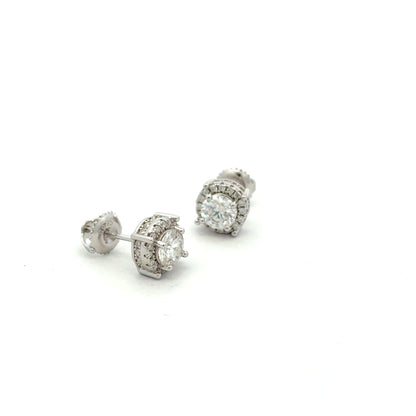 MEM-41A (Moissanite Stone Earring)