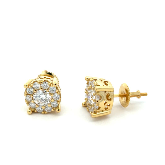 MEM-46 (Moissanite Stone Earring)