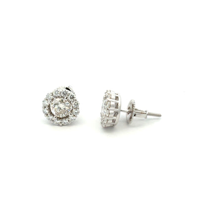 MEM-47 (Moissanite Stone Earring)