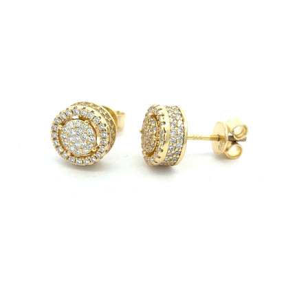 MEM-50 (Moissanite Stone Earring)