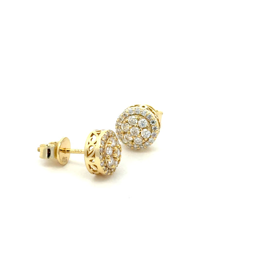 MEM-51 (Moissanite Stone Earring)