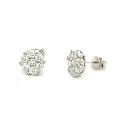 MEM-53 (Moissanite Stone Earring)