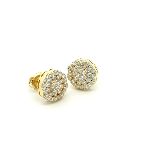 MEM-60 (Moissanite Stone Earring)