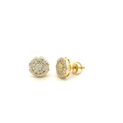 MEM-60 (Moissanite Stone Earring)