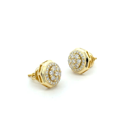 MEM-66 (Moissanite Stone Earring)