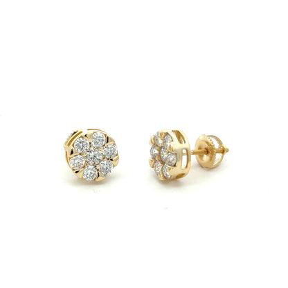 MEM-67 A (Moissanite Stone Earring)