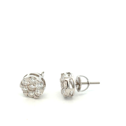 MEM-67 A (Moissanite Stone Earring)