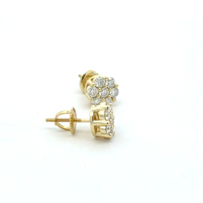 MEM-72(Moissanite Stone Earring)