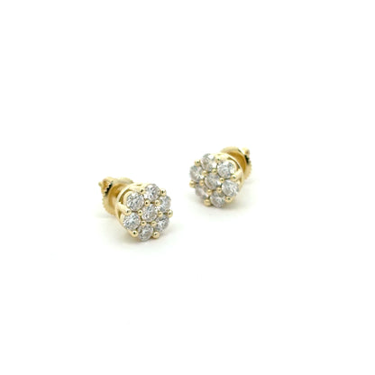 MEM-72(Moissanite Stone Earring)