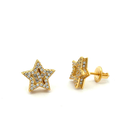 MEM-90 A (Moissanite Stone Earring)