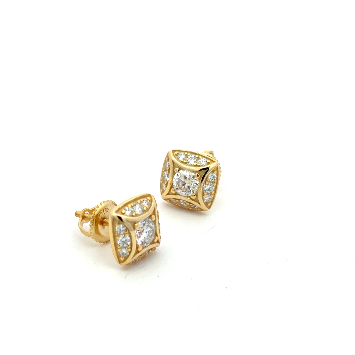 MEM-97 A (Moissanite Stone Earring)