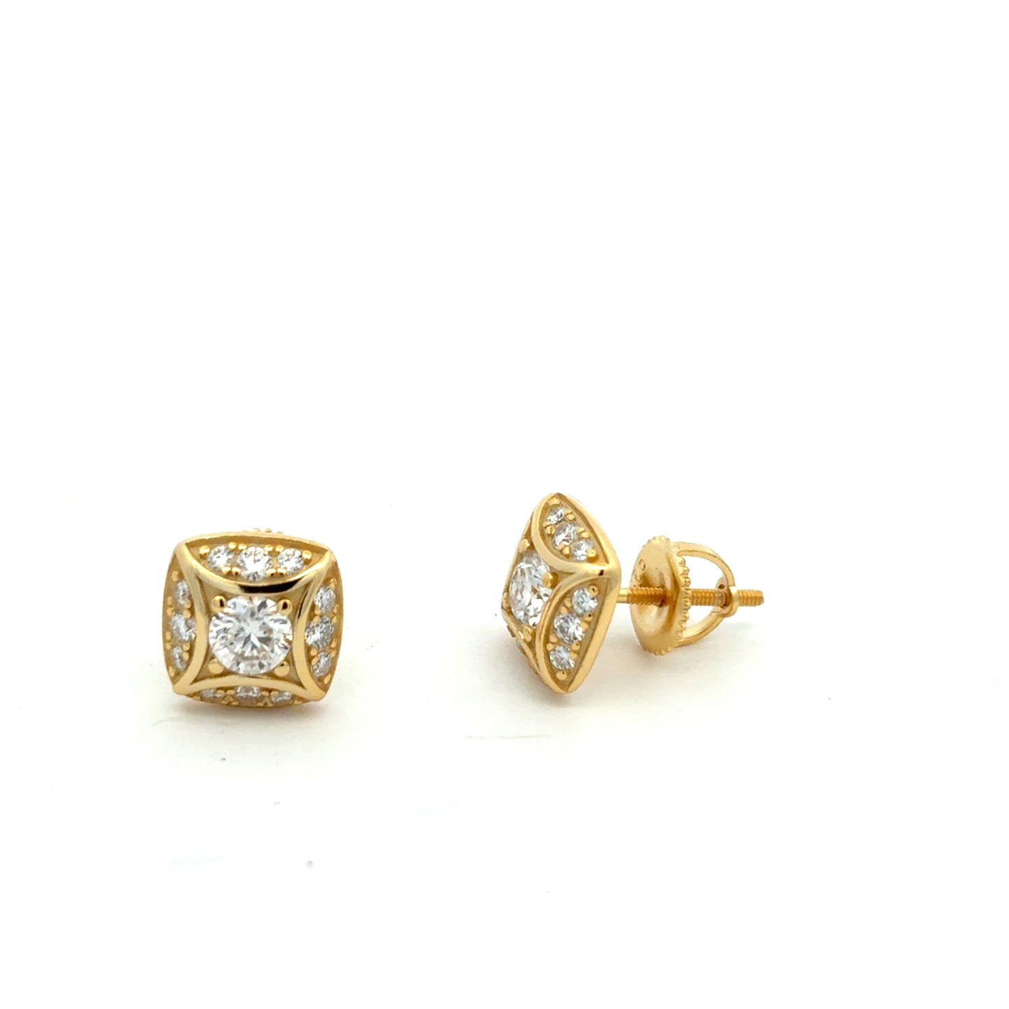 MEM-97 A (Moissanite Stone Earring)