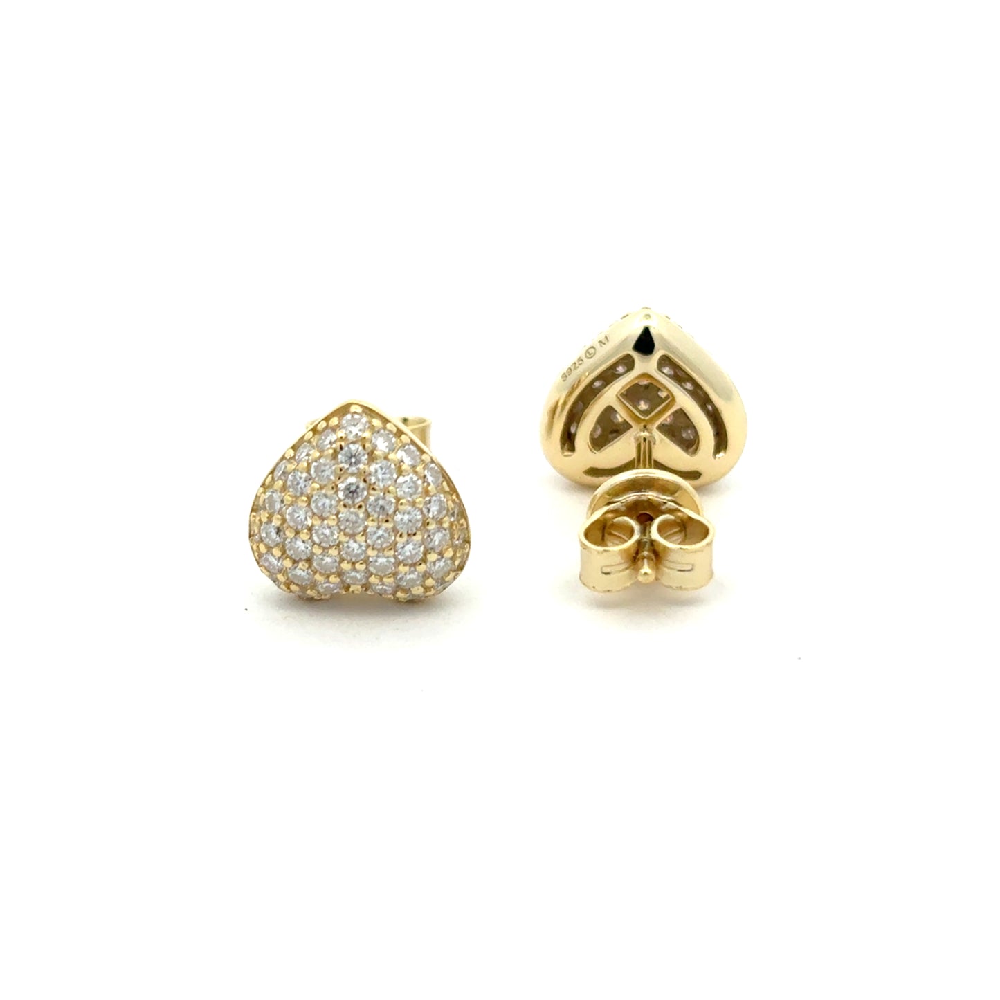 MEW-611 * push back (Moissanite Stone Earring)