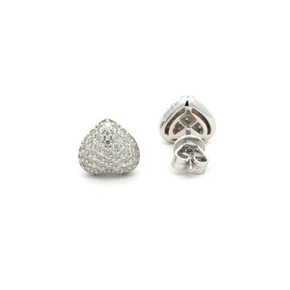 MEW-611 * push back (Moissanite Stone Earring)