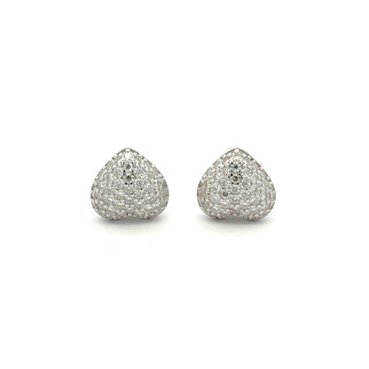 MEW-611 * push back (Moissanite Stone Earring)