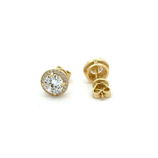 MEW-614 * push back (Moissanite Stone Earring)