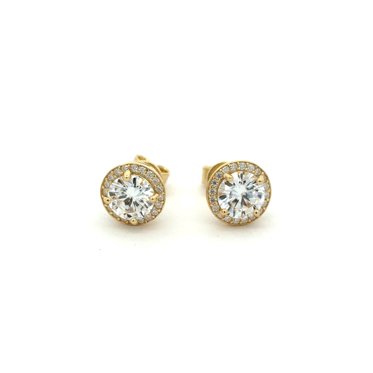 MEW-614 * push back (Moissanite Stone Earring)