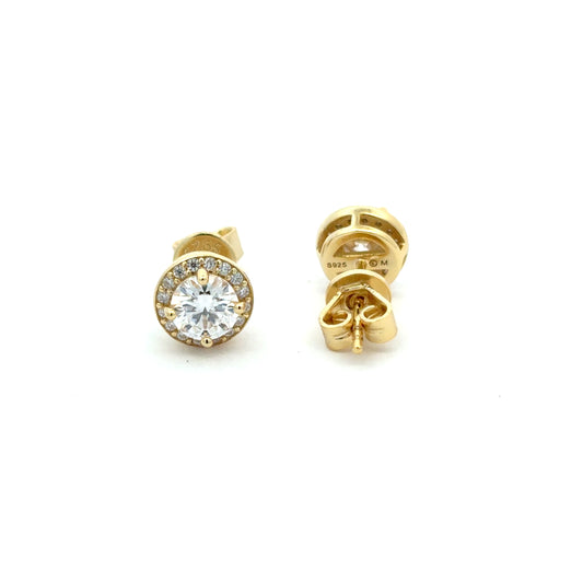 MEW-615 * push back (Moissanite Stone Earring)