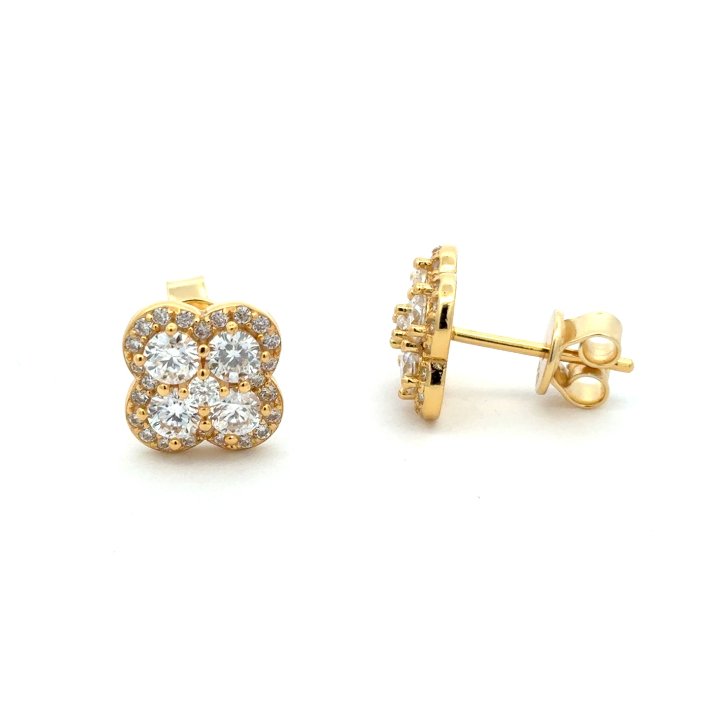 MEW-619 * push back (Moissanite Stone Earring)