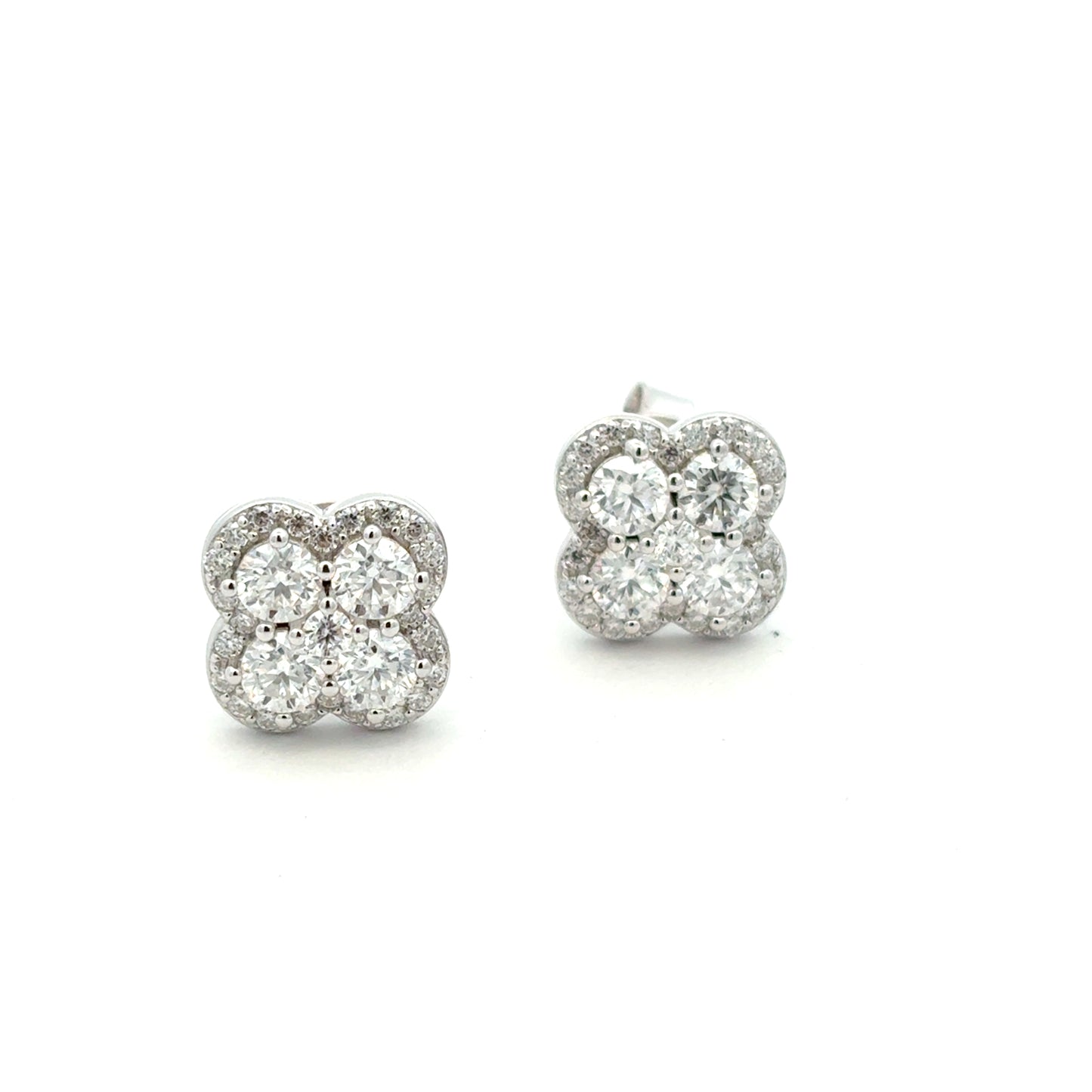 MEW-619 * push back (Moissanite Stone Earring)