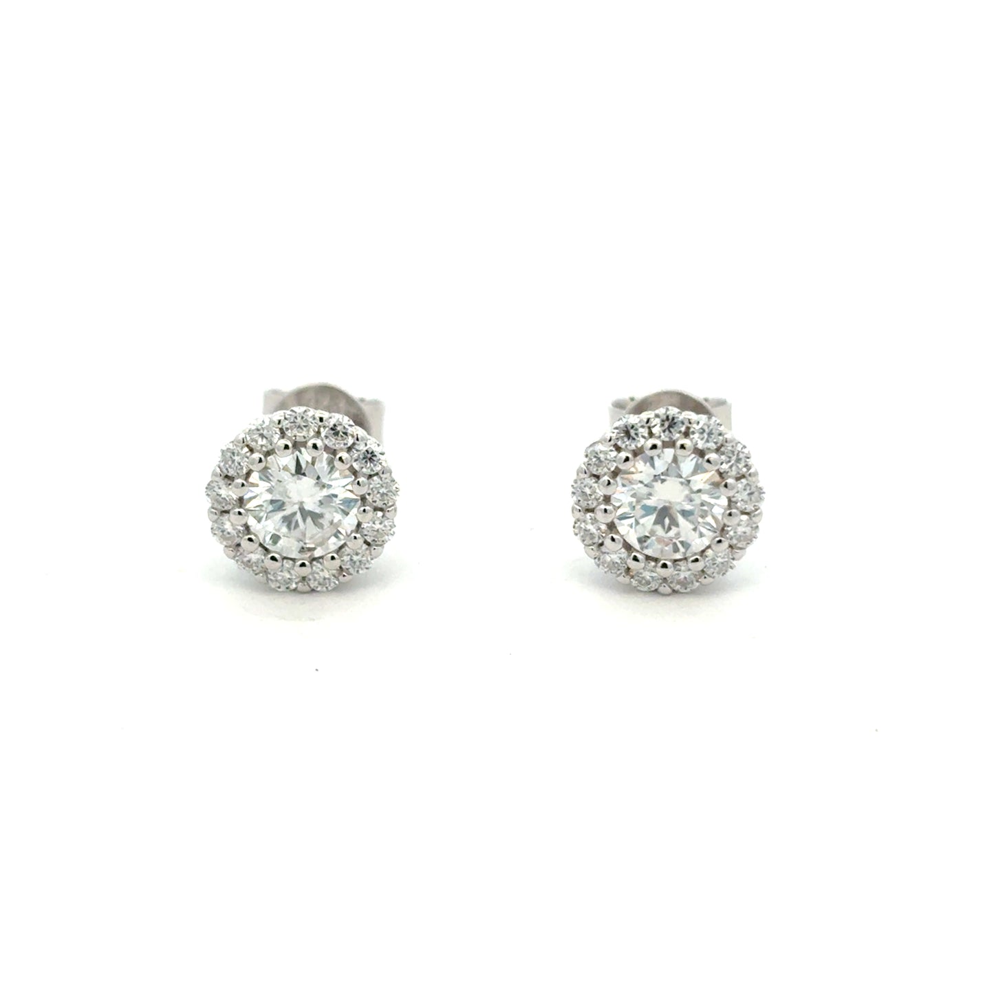 MEW-627  * push back (Moissanite Stone Earring)